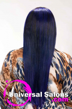 Long Royal Blue Hairstyle for Black Women from Evenia Bush (5)