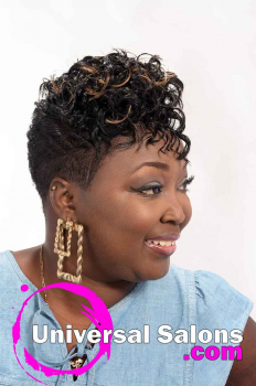 Short Hairstyle for Black Women with Color from Mel Wright (4)