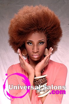 “Afro Centric” Natural Hairstyle