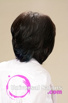 Back View of a Mid Length Bob Hairstyle for Black Women from Melissa Green