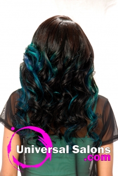 Long Double Ombre Cascade Curls from Denise Granberry