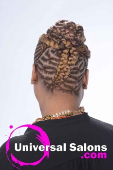 Check Out this Goddess Cornrow Updo from Patricia Clinkscales (3)