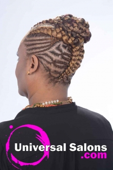 Check Out this Goddess Cornrow Updo from Patricia Clinkscales (4)