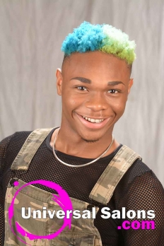 Colorful Men's Natural Hairstyle from Termekia Bentley (3)