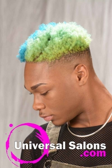 Colorful Men's Natural Hairstyle from Termekia Bentley (4)