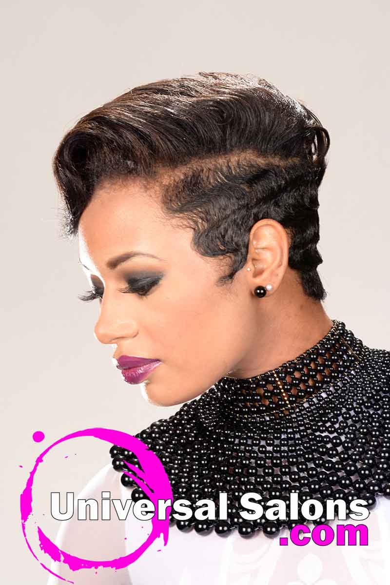 Elegant Soft Waves Short Hairstyle from Deirdre Clay (5)
