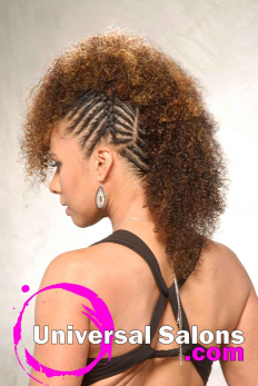 Highlighted Twisted Fohawk Hairstyle from Talia Brown Williams (3)