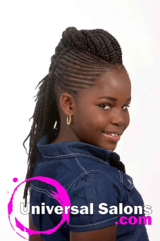 Kid's Braided Black Hairstyle from Mel Wright (1)