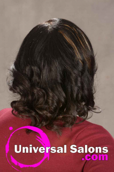 Natural Flat Ironed Hairstyle with Color from Ashley Tolbert (5)