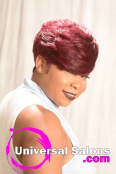 Short and Sassy Hairstyle with Color from Amber McClain (5)