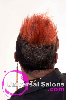 Short Hairstyle with Copper Hair Color from Kenya Young (4)