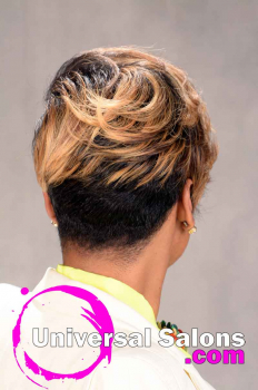 Short Hairstyle with Tapered Sides and Color from Tasha Hull (4)