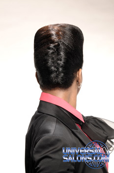 Natural Pompadour Hairstyle from Stephanie Cameron-Dailey