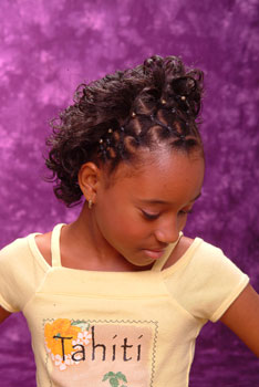 Right View: Intricate Cornrow Designs Black Hairstyles for Little Girls