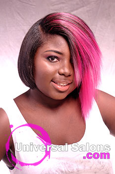 Shauna Robinson's Bob Life Pink Fusion Hairstyle