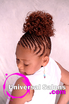 Updo Kid's Hairstyle from Tanisha Higgins