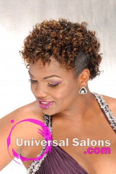 Short Spiral Set Hairstyle from Ebony Curtis