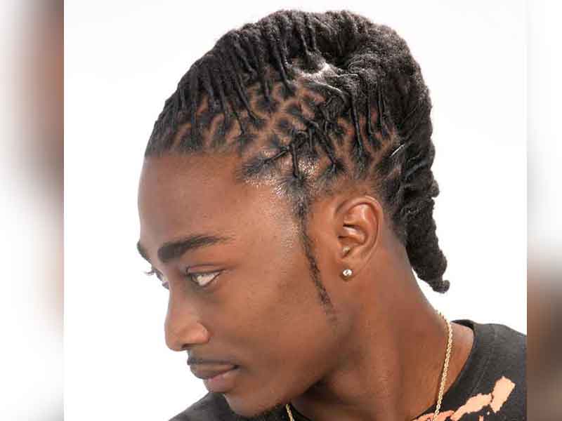 Natural Twists Hairstyle for Black Men