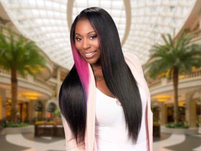 Long Sew In Black Hairstyle