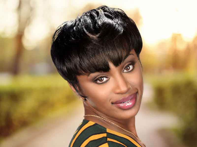 Short Black Hairstyle for Women