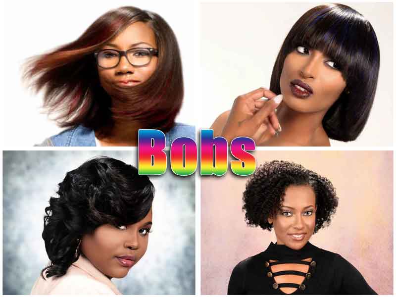 Bob hairstyles for Black Women
