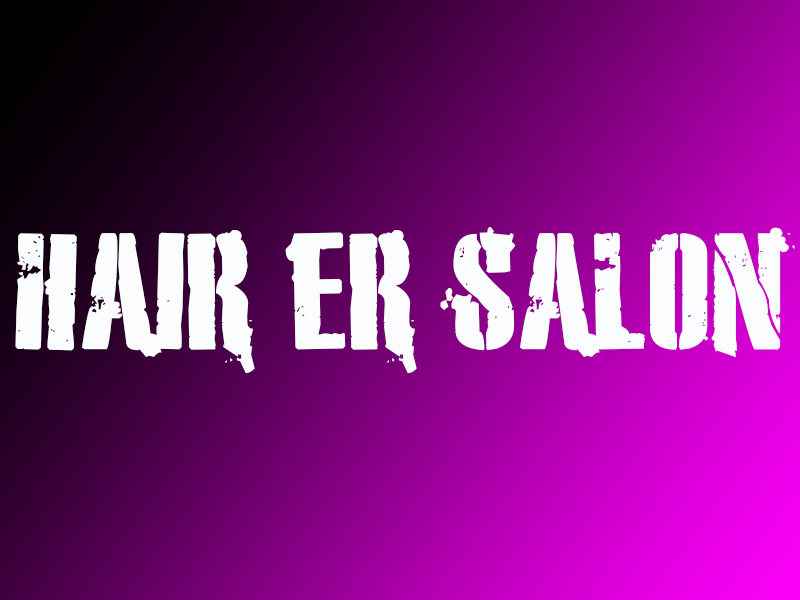 Hair ER Salon Banner