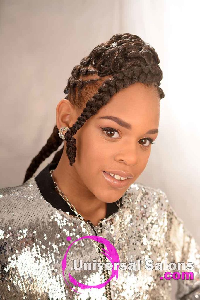 Right Front: Alluring Kids Braid Hairstyle from Marquita Briggs from Columbia, SC 