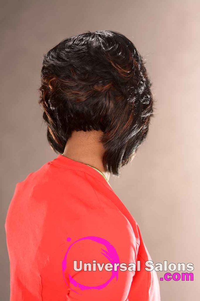 Back View: Check Out This Choppy Bob Hairstyle from Carla Harris in Columbia, SC