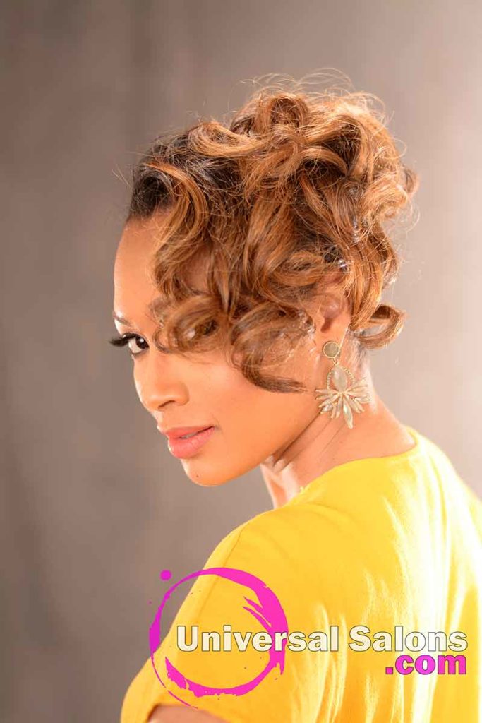 2nd Left View: Chic Pin Curl Updo from Kevin Quattlebaum in Columbia, SC