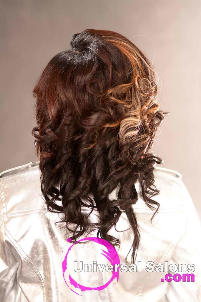 Back View: Stunning Quick Weave Hairstyle from Marquitta Briggs in Columbia, SC