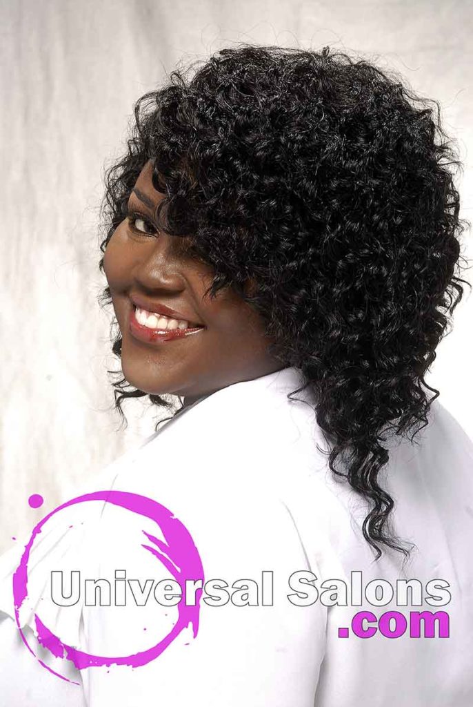 Urban Curly Bob Hairstyles from Jacquard Daniels
