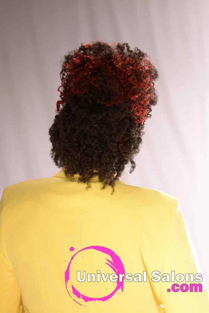 Back View of a Mohawk for Black Women from Nivi Grimball