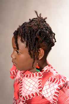 Right View: Short Twists for Kids Black Hairstyles for Little Girls