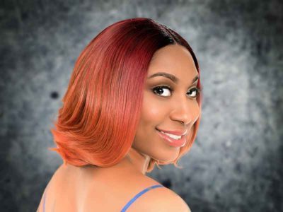 Spicy Red Sew In Bob Hairstyle from Samantha Fields in Greensboro, NC