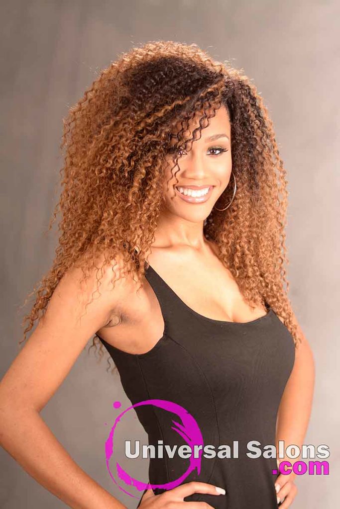 Long Curly Sew In Weave Hairstyle