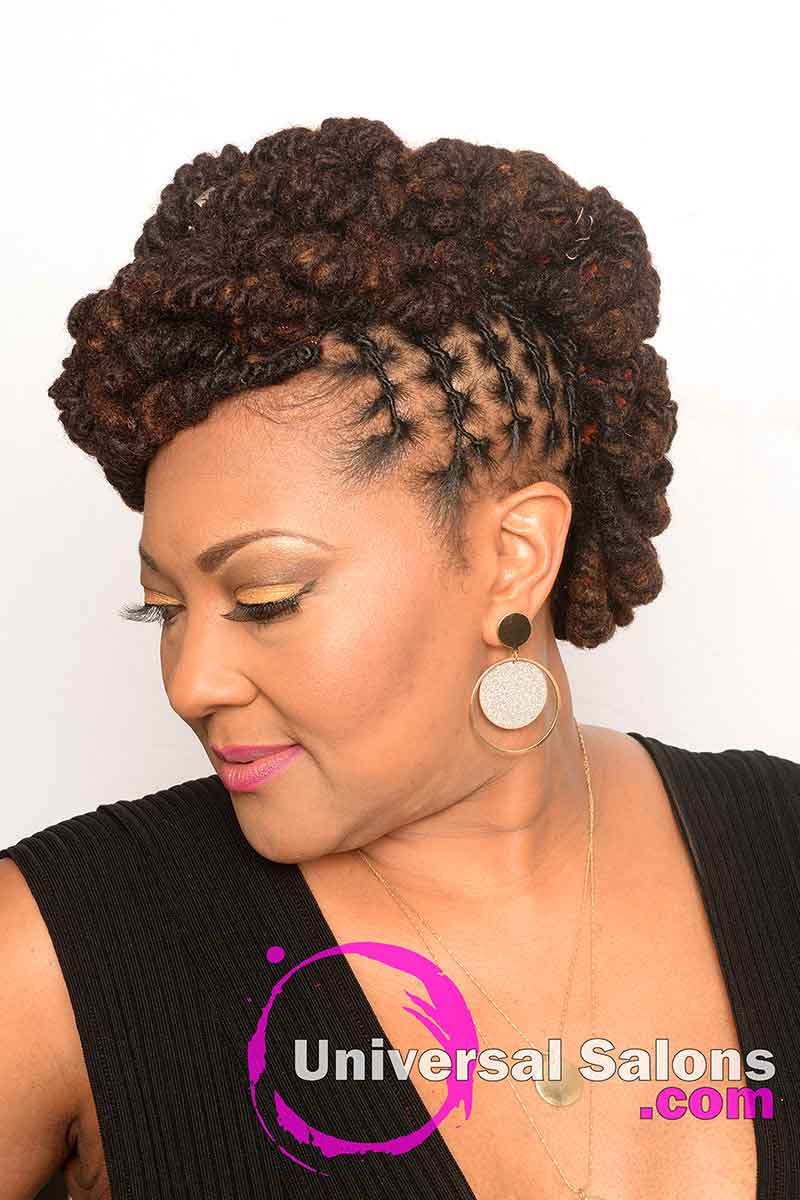 Omg! The Best Permanent Loc Extensions With Pipe Cleaner Curls Ever!