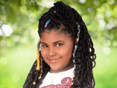 Beautiful Faux Locs Kid's Hairstyle