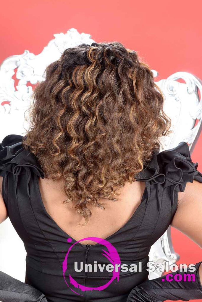 Back View Natural Hair Color Ideas for African American Women