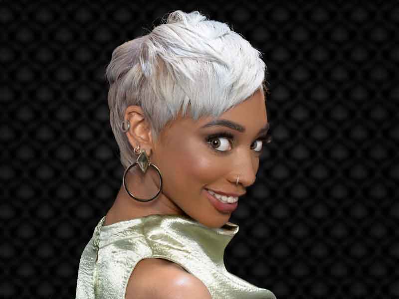Secrets To a Stunning Platinum Blonde Short Hairstyle for Black Women
