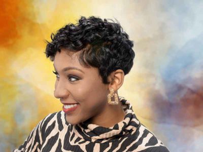 Short Curly Black Hairstyle